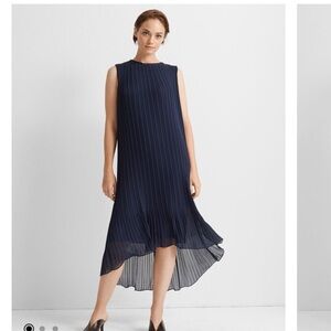 Club Monaco Pleated High Low Dress (Size 2)
